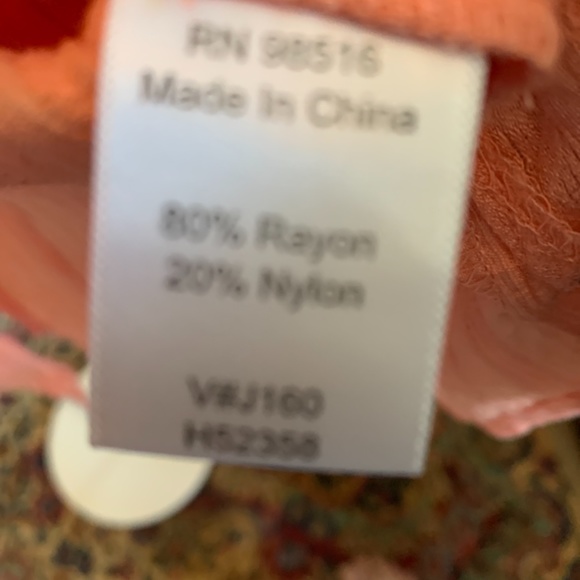 Cold water creek tonal jacquard striped shirt. NWT. Retail 70 - Picture 4 of 6